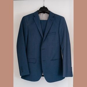 Cobalt Blue Men's Tempo Suit 36R Slim